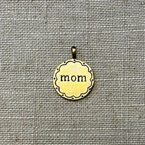 Stella & Dot Mom Charm - gold